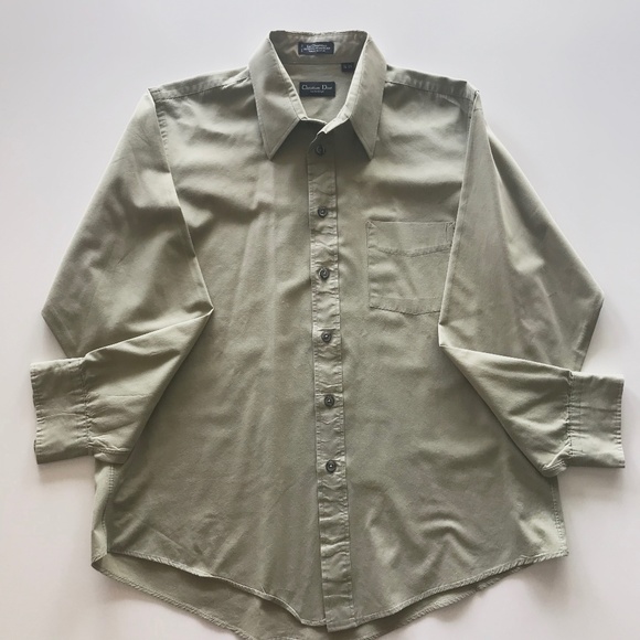 Christian Dior Long Sleeve Dress Shirt 16 - Picture 7 of 8